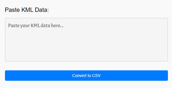 how to use Convert KML to CSV/Excel